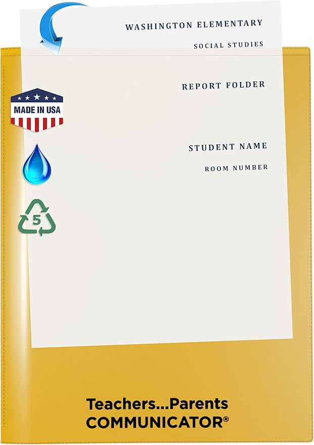 Nicky's Folder® English Communicator, Parent-Teacher Folder, Patented - Image 2