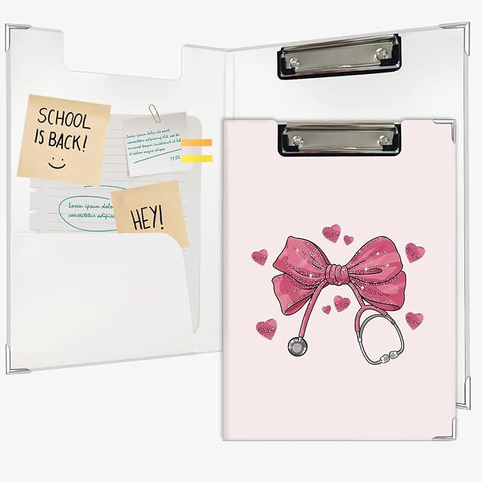 Lacama Coquette Bow Nurse Clipboard by Lacama