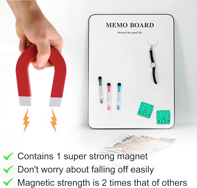 OWLKELA 30 Pack Magnetic Cyan Whiteboard Eraser, EVA Material - Image 4