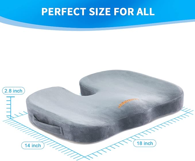 SAIREIDER Seat Cushions for Office Chairs, Memory Foam Coccyx Cushion Pads for - Image 6