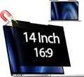 Magnetic Laptop Privacy Screen for 14 Inch 16:9, that Screen Size is 12.20 in by Halloive