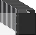 Teling 150 Pcs Clear Front Report Covers Bulk by Teling