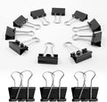 40 Pack Metal Paper Clips, Medium & Large Size by Qjaiune