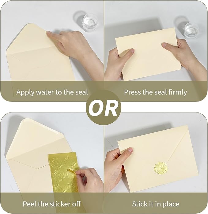 200 PCS Cream Colorful A7 Envelopes - Image 3