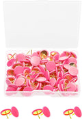Tupalizy 120PCS Flat Plastic Round Head Map Thumb Tacks Push Pins by Tupalizy