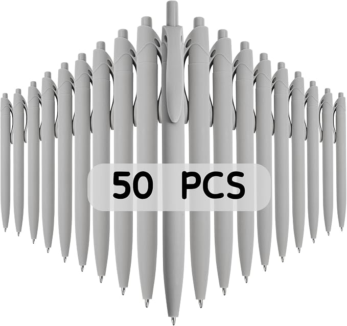 BallPoint Pens, 50 Pack, Bulk Pens, Click Pens by Wiaziert