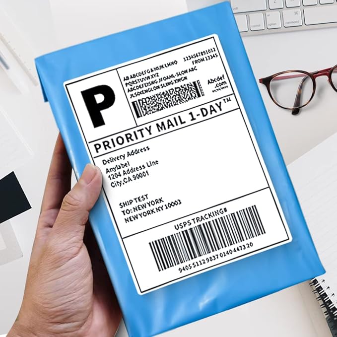 POLYSELLS 100 pcs 6x9 Inches Blue Poly Mailers Shipping Envelopes, Strong - Image 7