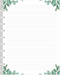 A4 TUL Discbound Lined Refill Paper, 11-Disc Discbound Ruled Filler Paper by Yaridar