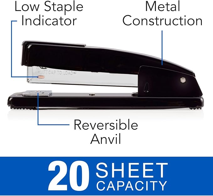 Swingline Commercial Stapler, 20 Sheet Capacity, Jam Free - Image 4
