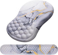 Mouse Pad Wrist Support, Laokiiy 2 in1 Keyboard Wrist Rest+ Ergonomic Mouse Pad by Laokiiy