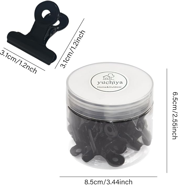 YUCHIYA 20 Pack Metal Clips - Image 5
