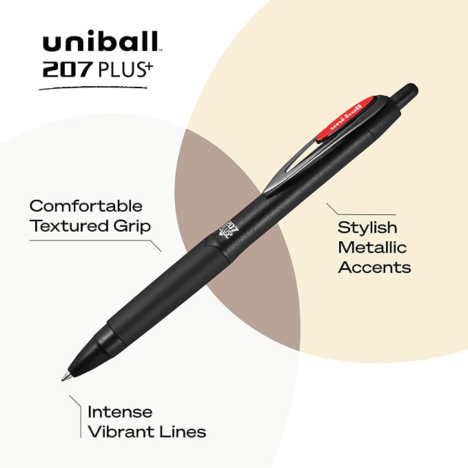 Uni-Ball 207PLUS+ Gel, OS Dozen - Image 3