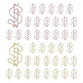 OWLFAVO 40pcs Dollar Shape Paper Clips by OWLFAVO
