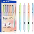 WRITECH Gel Rollerball Pens 0.7mm: Silent Click Smooth Writing Quick Dry Black by WRITECH