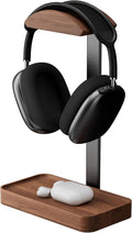muso wood Walnut Headphone Stand, Wood Headset Stand by Musowood