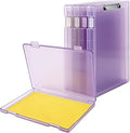 Clipboard with Storage, Waterproof Foldable Heavy Duty Nursing Clip Board by ZHIQUANQIHAN