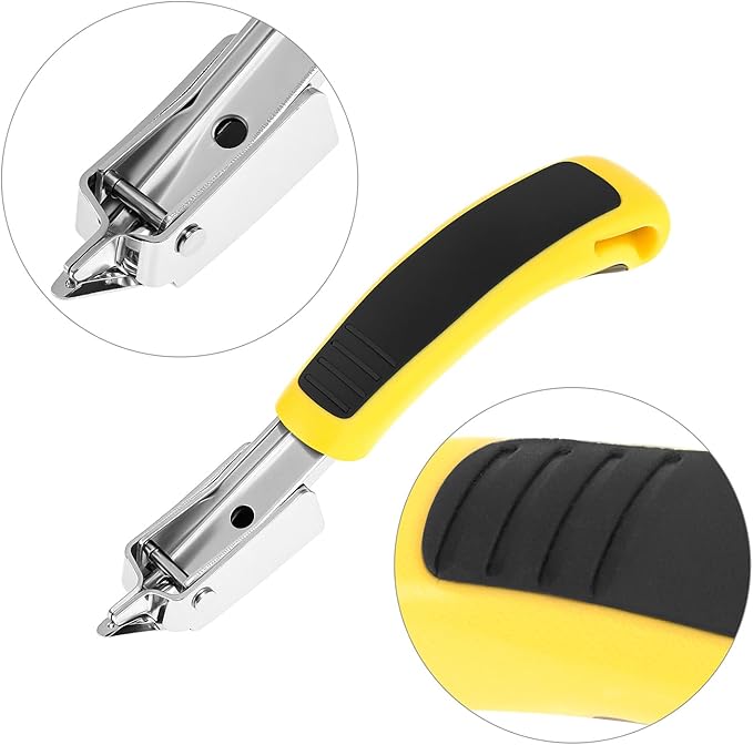 QWORK Heavy Duty Staple Remover Staple Puller Tool, 2 Pack Upholstery Staple - Image 3