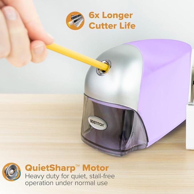 Bostitch Office QuietSharp Executive Heavy Duty Electric Pencil Sharpener - Image 5