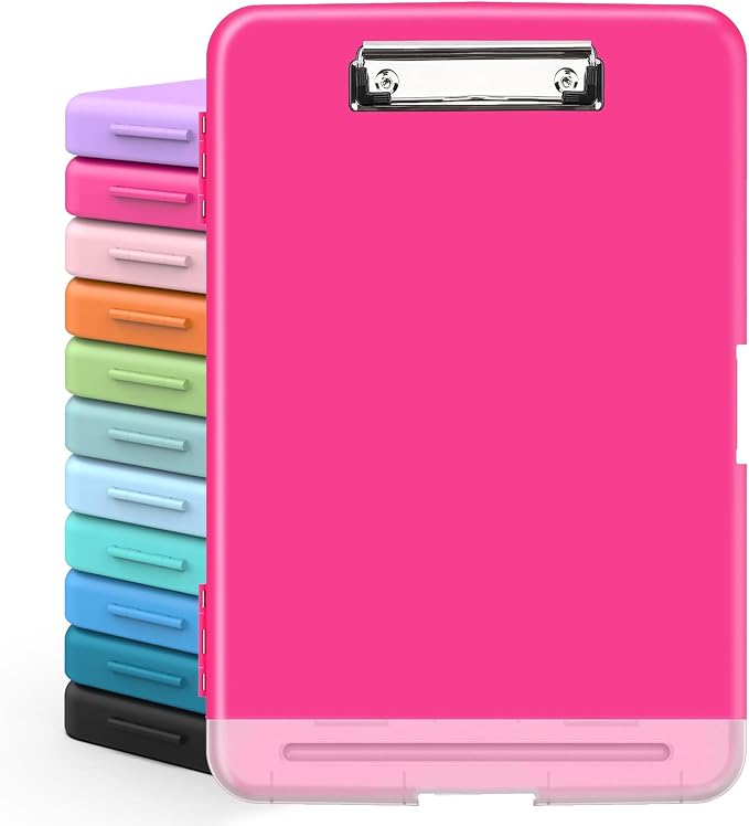 Sooez Clipboards with Storage, High Capacity Clip Boards 8.5x11 with Storage by Sooez