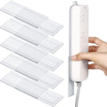 Yinkin 6 Pcs Power Strip Holder Self Adhesive Power Strip Wall Mounted by Yinkin