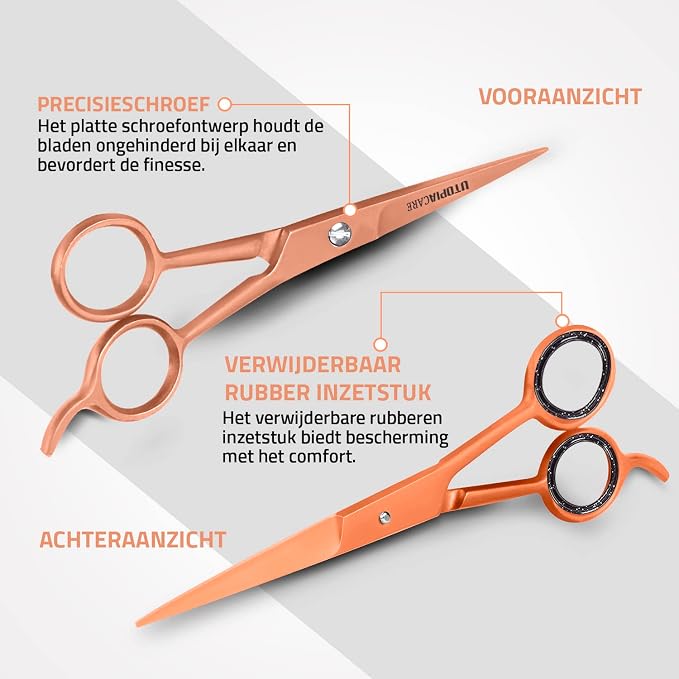 Utopia Care Hair Cutting and Hairdressing Scissors 6.5 Inch, Premium Stainless - Image 3