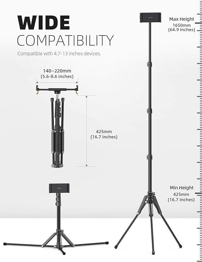 Lamicall Tablet Floor Tripod Stand - Image 5