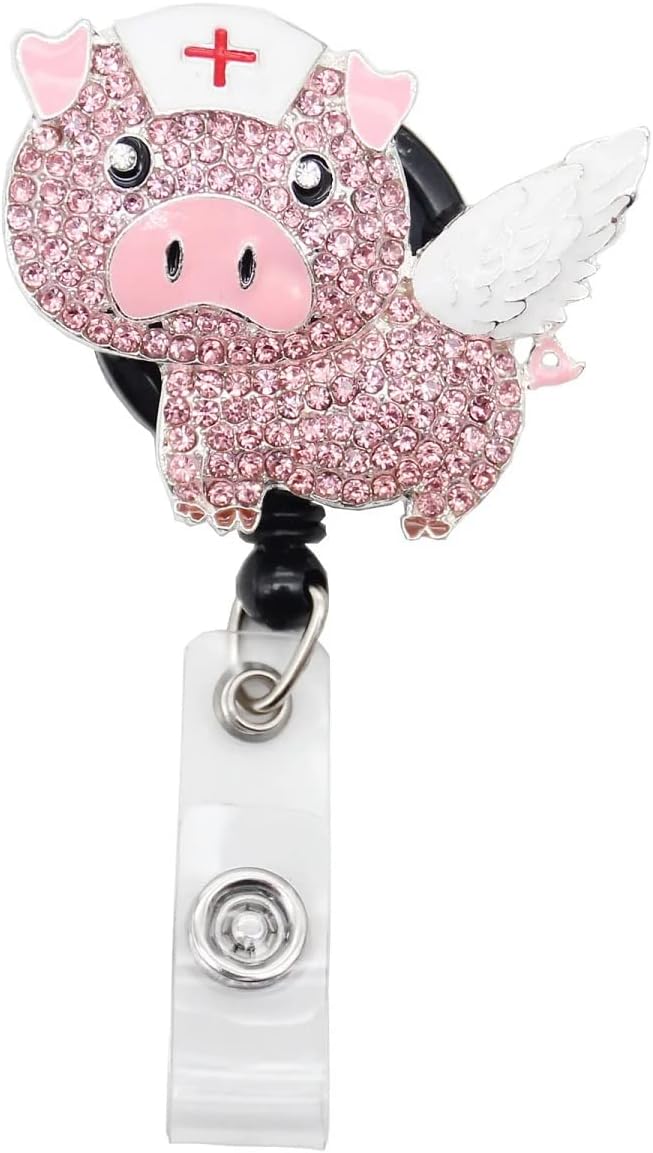 Outside the Box Sparkle and Shine Novelty Retractable Badge Reel ID Holder by Unknown