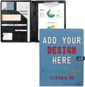 Personalized Padfolio with Logo Photo Name, Custom Business Portfolio Folder by LMPTOEI