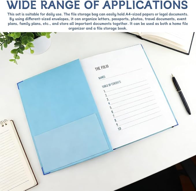 Important Document Organizer, Folio Folders - Image 7