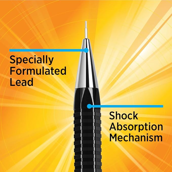 BIC Break Resistant Pro with Shock-Absorption and Twist-Up Eraser, Mechanical - Image 6