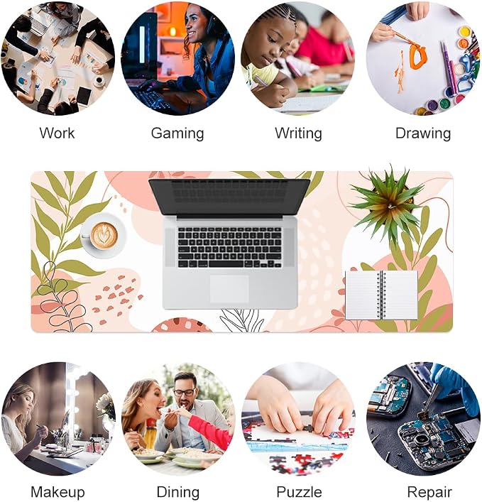 QiyI Large Mouse Pad, Cute Desk Mat - Image 7