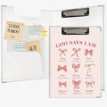 Lacama Bible Clipboard for Women Girls, Inspirational Christian School Supplies by Lacama