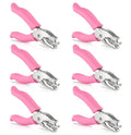 Single Hole Punch Metal Pink, 1/4” Hole Puncher by Enday