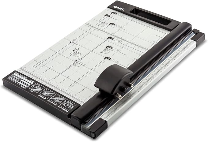 Carl 12 inch DC-200N Premium Rotary Paper Trimmer, Metal Base, 15 Sheet Cutting by CARL