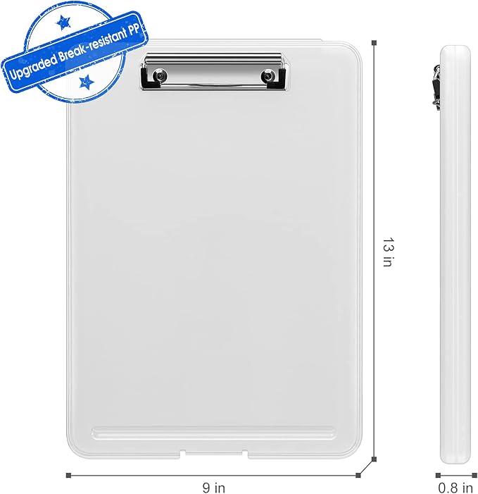 SITHON Nursing Clipboard with Storage, Heavy Duty Portable Writing Clipboard - Image 2