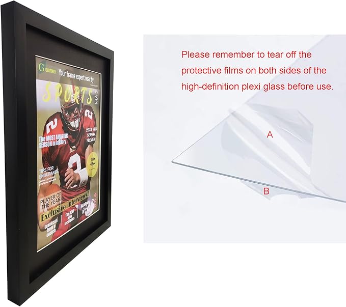 Goldfinch 4 Packs Sports Magazine Frame Displays Magazines Measuring 8.5 x - Image 5