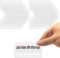Self Adhesive Label Holders, ELEMGULY 200 Pack Adhesive Shelf Tag Shelf Label by ELEMGULY