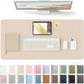 YSAGi Leather Desk Pad Protector, Large Mouse Pad, Non-Slip PU Leather Desk by YSAGi