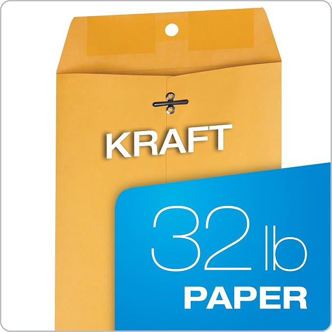 Quality Park 6-1/2 x 9-1/2 Clasp Envelopes, Clasp and Gummed Closures - Image 5