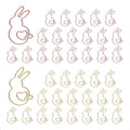 OWLFAVO 40pcs Bunny Shape Paper Clips by OWLFAVO