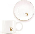 RainVibe Elegant Gift Set for Women – Personalized Monogram Ceramic Mug & by Unknown