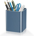Pen holder, square pen cup, Metal pen pencil holder, desktop pencil cup by hongQue