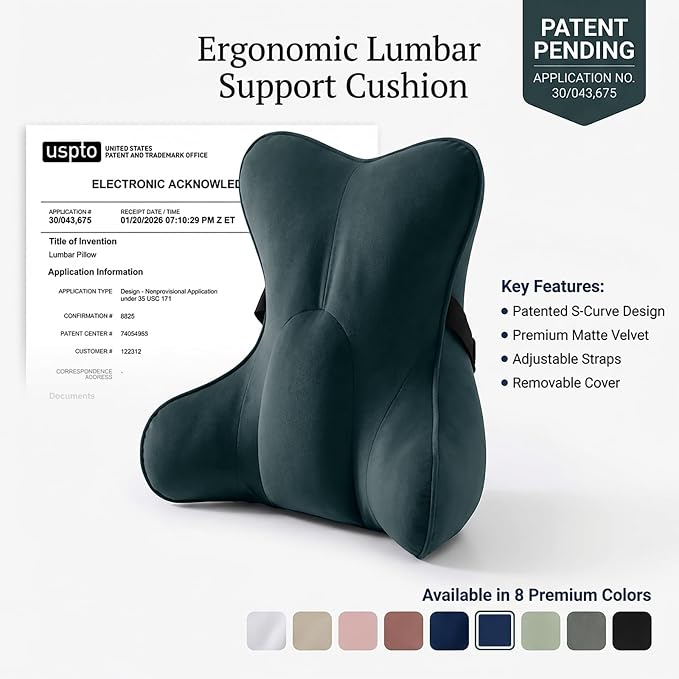 Lumbar Support Pillow for Lower Back Pain Relief – Multi-Functional Ergonomic - Image 9