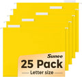 SUNEE Hanging File Folders, 25 Pack Letter Size Hanging File Folders by SUNEE