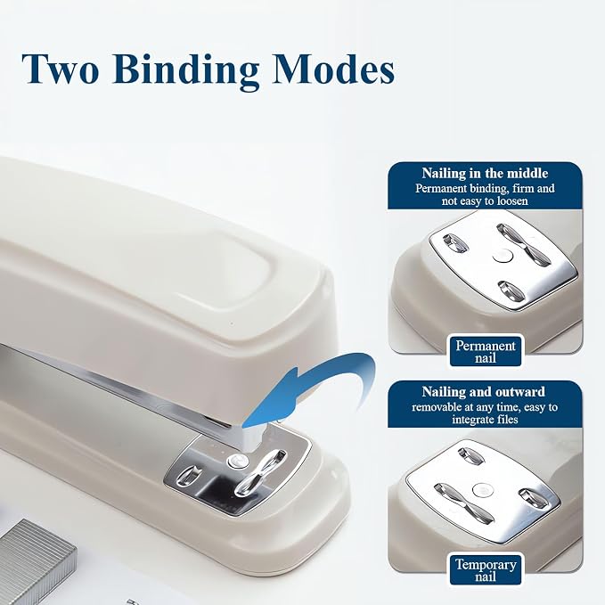 M&G Desktop Stapler with 25 Sheet Capacity, Two Binding Modes, Basic Stapler - Image 5