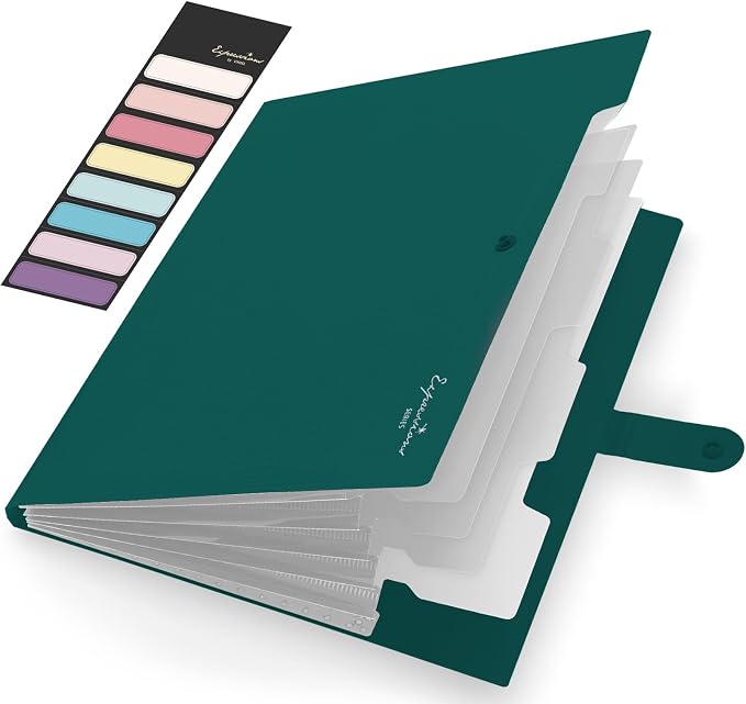 Sooez Accordion File Organizer, Letter Size Expanding File Folder by Sooez