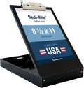 Saunders Metal Clipboard with Storage, Letter Size Paper Organizer, Steel Clip by Saunders
