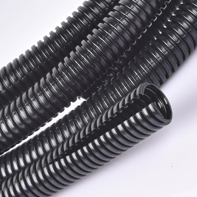 1 Inch Wire Loom Split Tubing - 25 ft Cord Protector Electric Wires Covers by ALLWIN