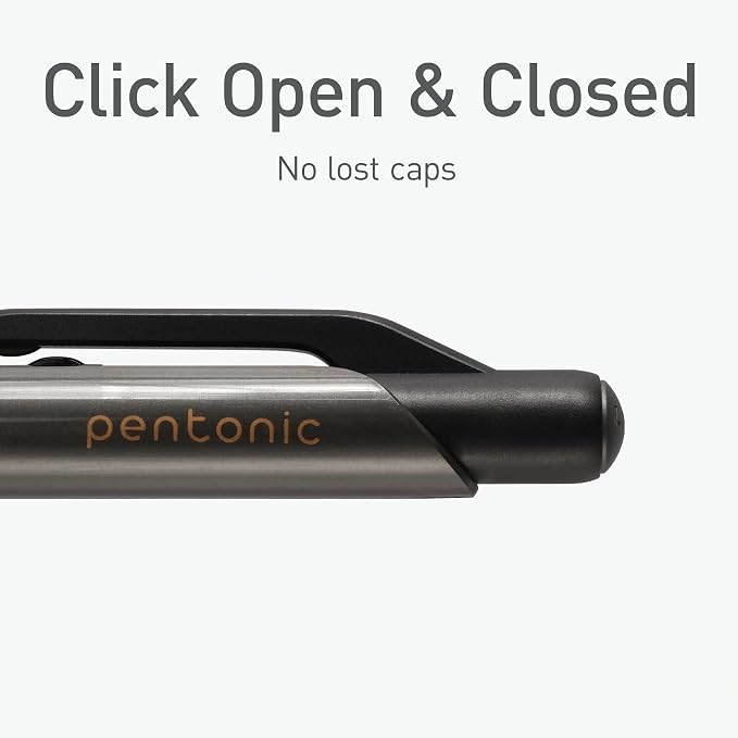 Pentonic G-RT Retractable Gel Pens, 0.7 mm Fine Point, Smooth Writing - Image 5