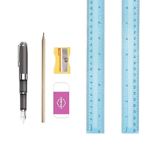 DAGONGREN 30 Pack Clear Plastic Rulers 12 Inch, Transparent Assorted Color - Image 3